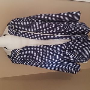 Women's Avon checkered hooded spring jacket size 2x